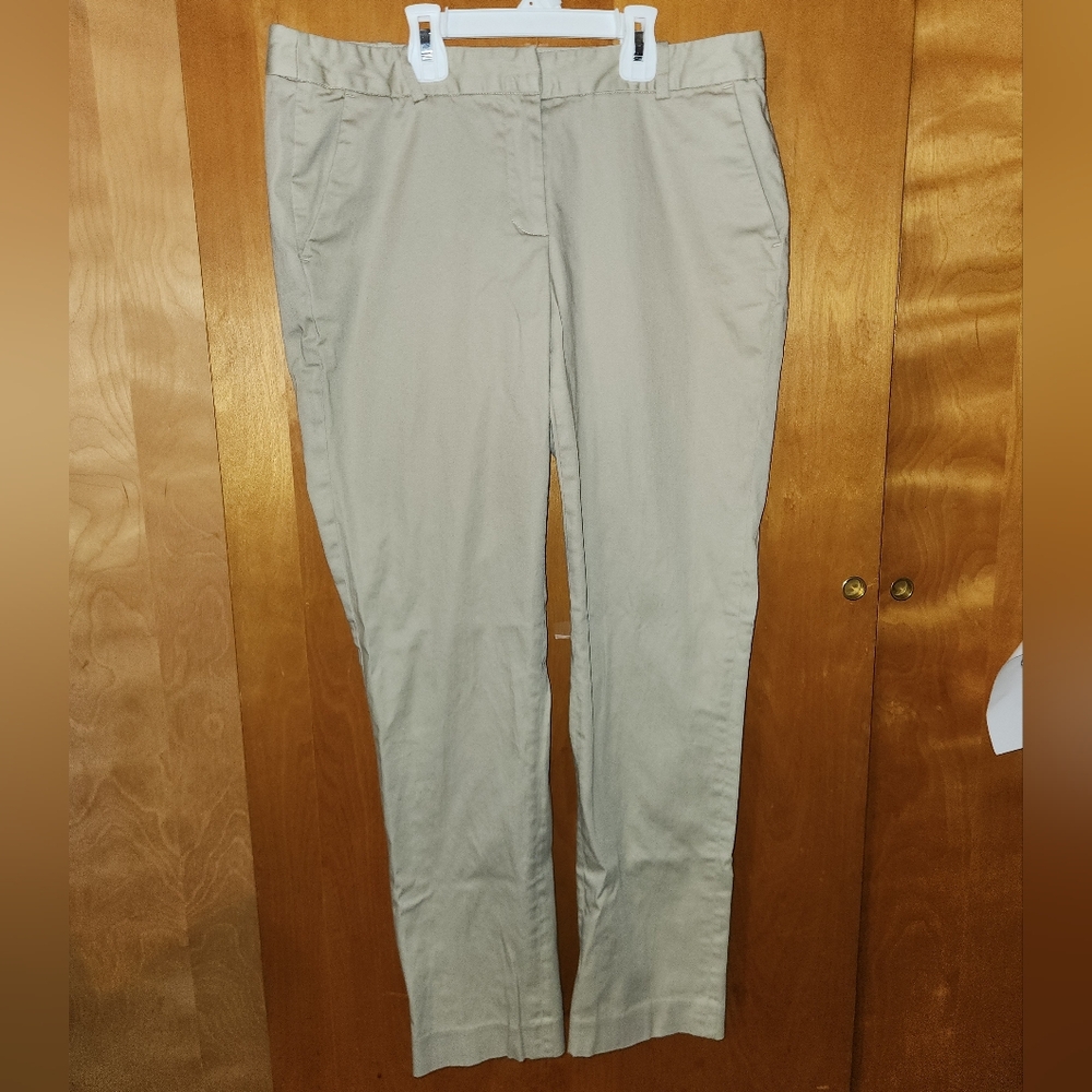 Michael Kors Beige Straight-Leg Pants Size 6